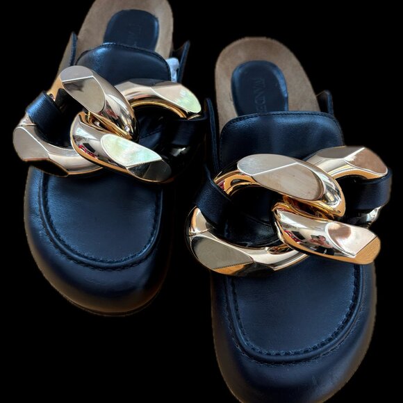 JW Anderson Chunky Napa Chain Slide Mules NWOT! 39 - Unisex - Picture 1 of 6